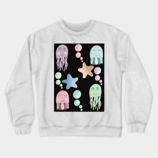 Ocean Doodles #1b Crewneck Sweatshirt